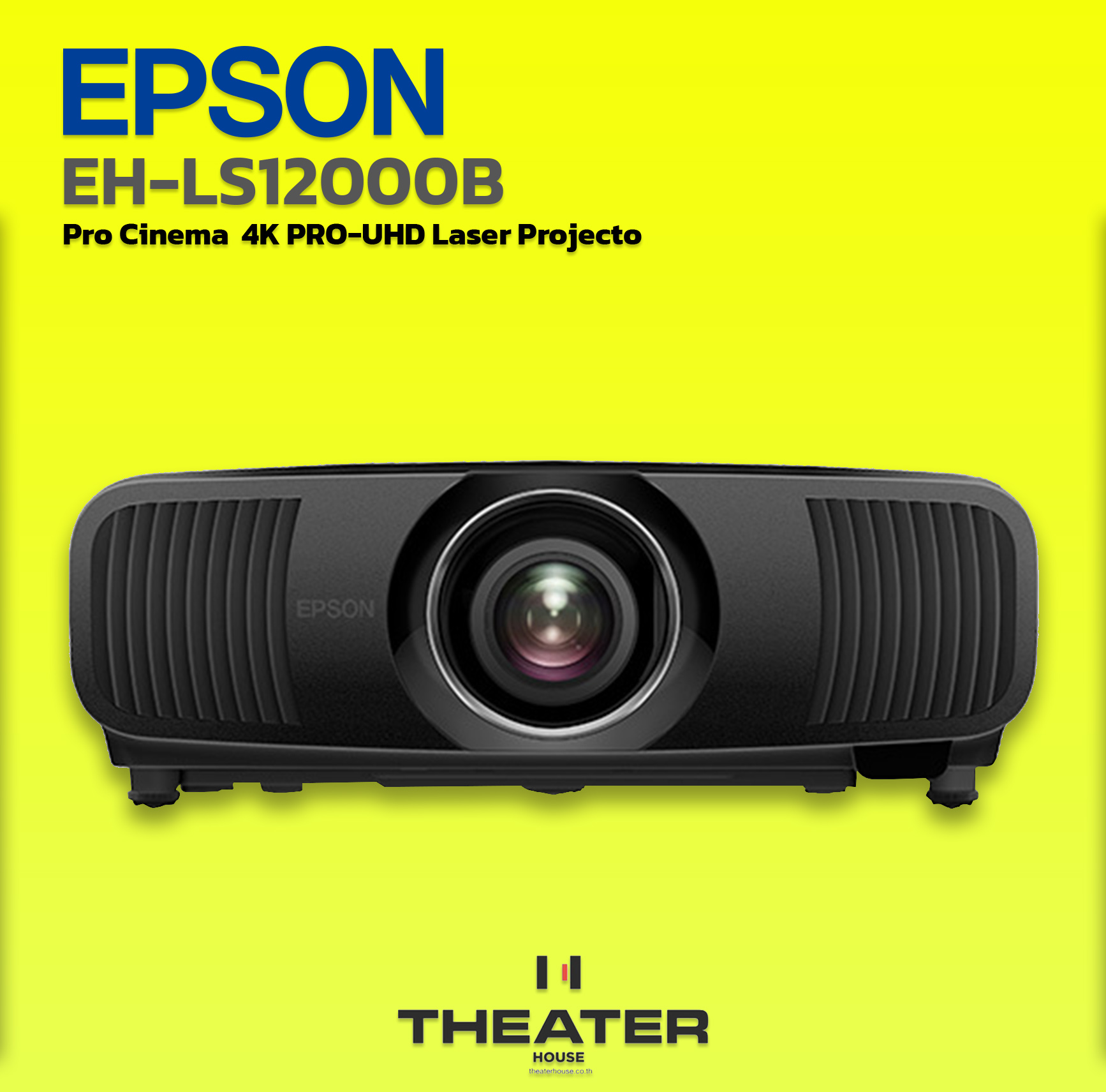 EPSON EHLS12000B Pro Cinema 4K PROUHD Laser Projector black ThaiPick