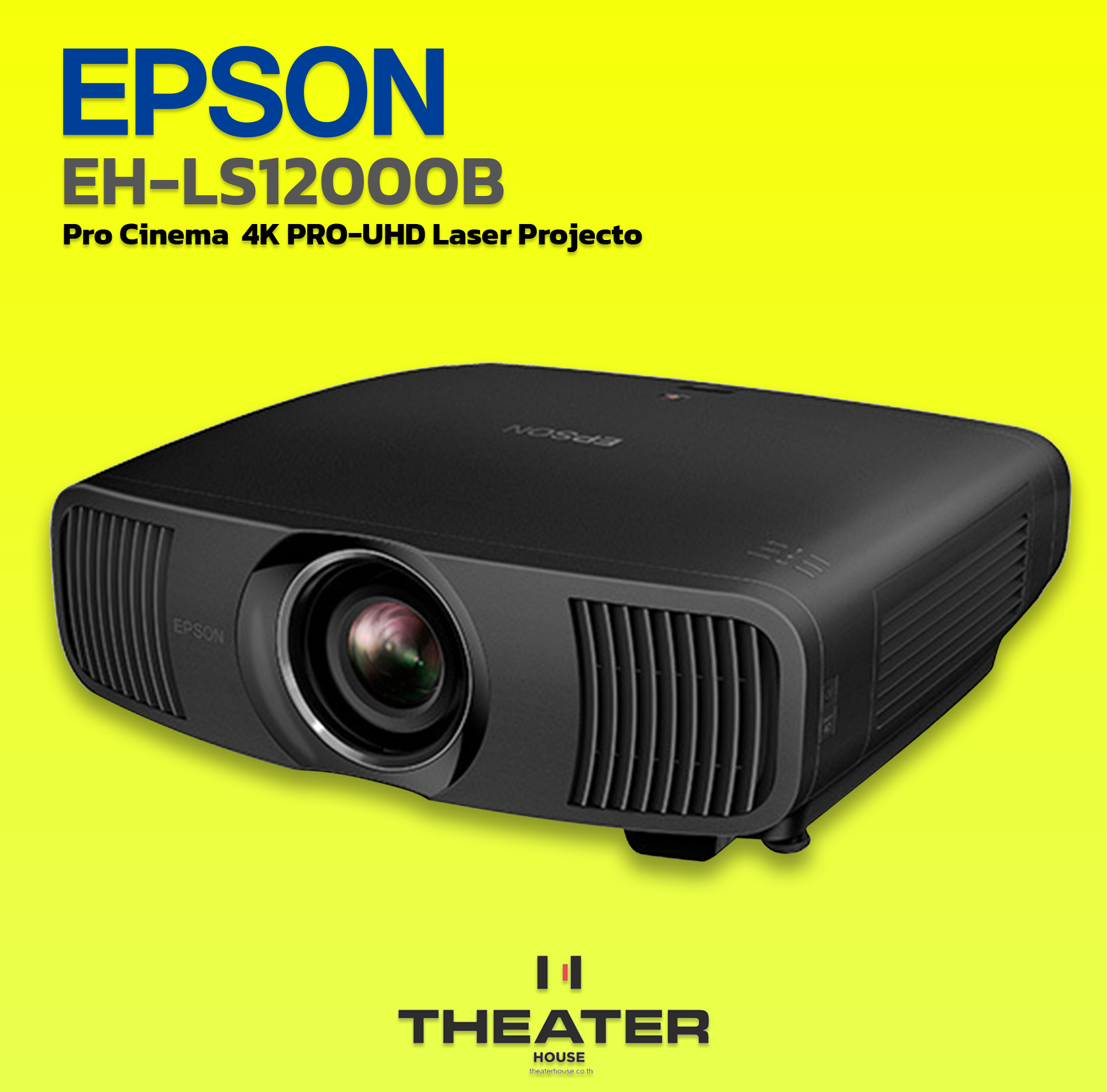 EPSON EHLS12000B Pro Cinema 4K PROUHD Laser Projector black ThaiPick
