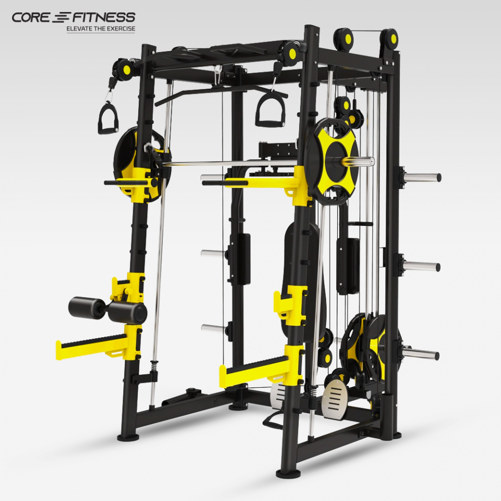 Core-Fitness Smith Machine Muscle (TS109) - โฮมยิม สมิชแม็กชีน ครบทุกฟั ...