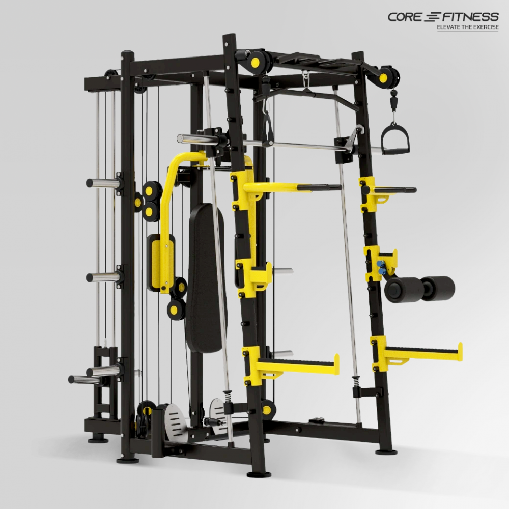 Core-Fitness Smith Machine Muscle (TS109) - โฮมยิม สมิชแม็กชีน ครบทุกฟั ...
