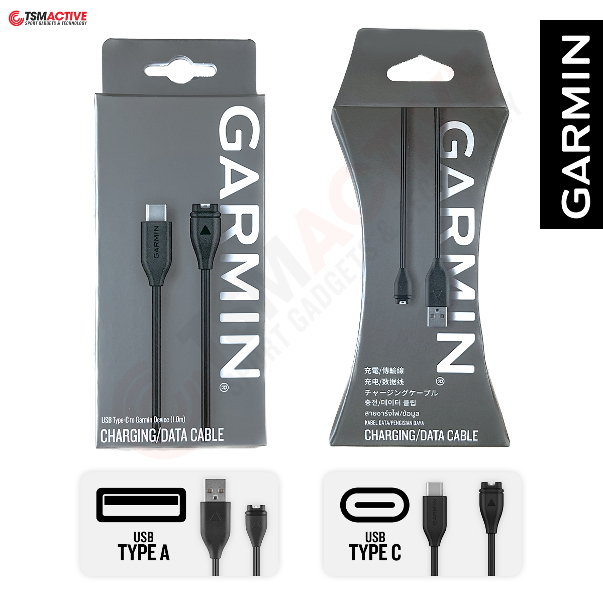 สายชาร์จ Garmin Charging Cable by Garmin สายชาร์จ & เชื่อมต่อ Garmin