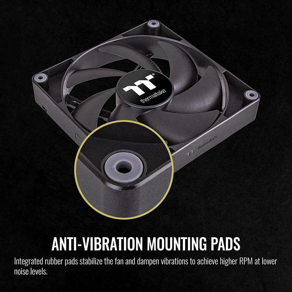 Thermaltake CT120 CT 140 PC Cooling Fan (2-Fan Pack) 2000RPM - Black CT ...