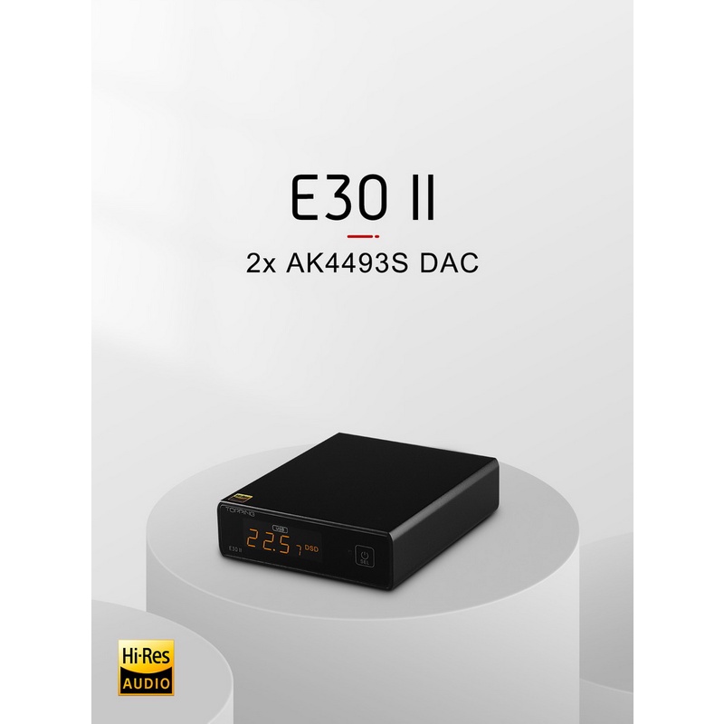 Topping E30 II lite DAC Preamp - AK4493S Hi-Res XMOS Topping E30 II lite DAC Preamp - AK4493S Hi-Res XMOS
