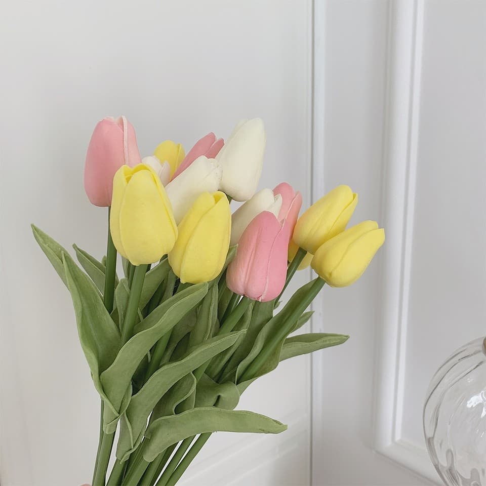 【Kutta Design】ดอกทิวลิปเกาหลี [ 튤립 ] สีหวานละมุน ผลิตจาก Soft Foam ...