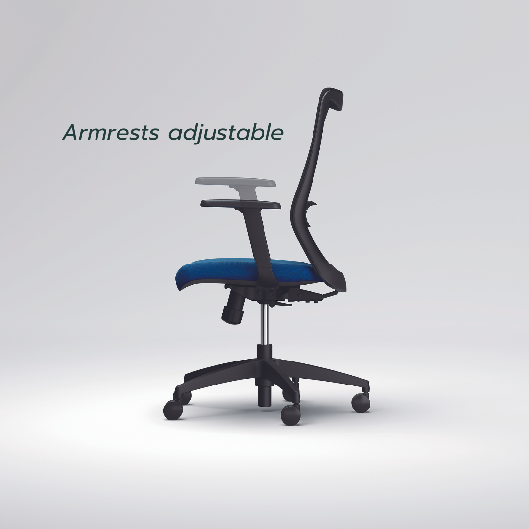 OKAMURA เก้าอี้รุ่น RIN CHAIR FIXED SEAT3D ARMREST EXTRA COLOR RED บริษัท สยามโอคามูระอินเตอร์