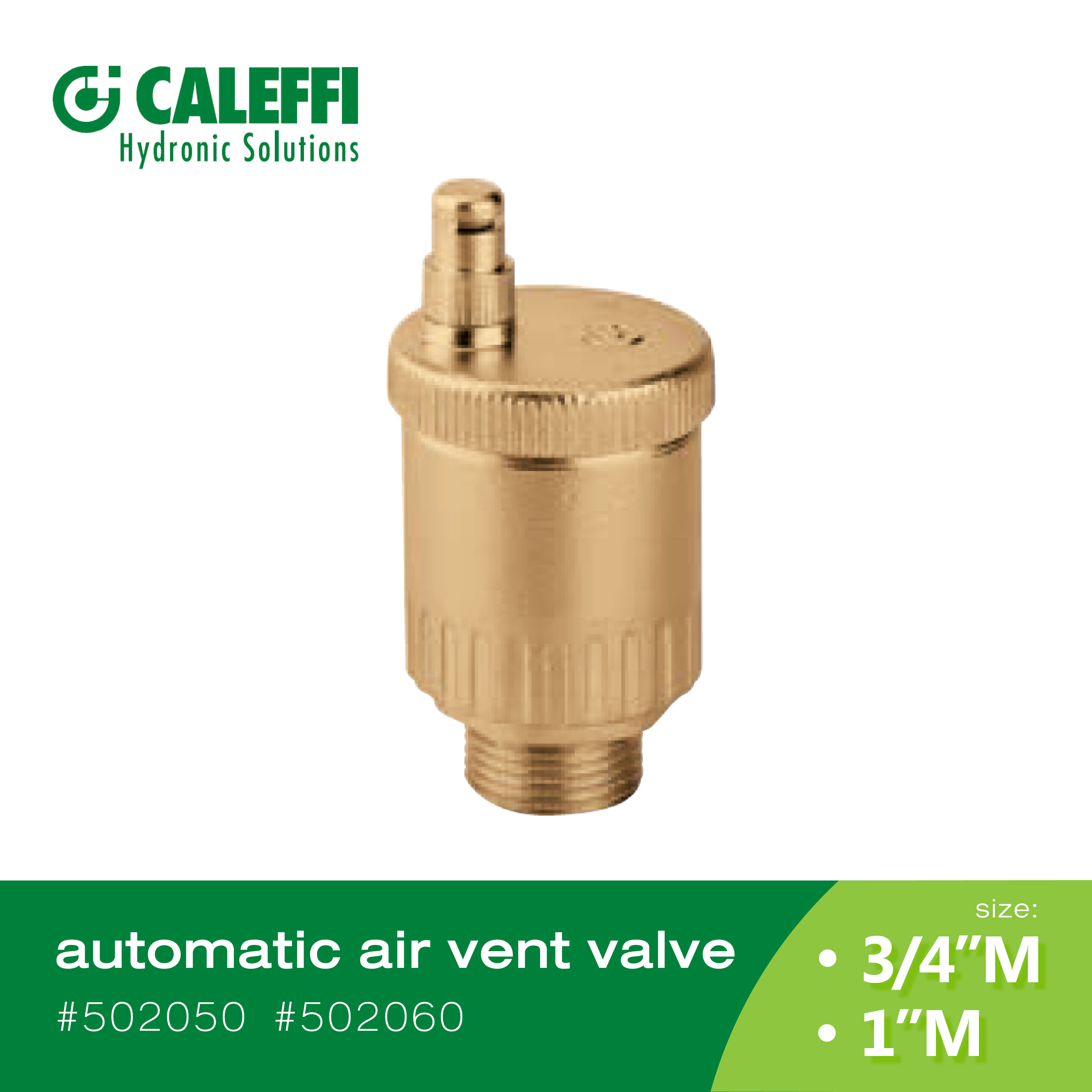 Automatic Air Vent วาล์วระบายอากาศอัตโนมัติ 1/2“ Automatic Air Vent