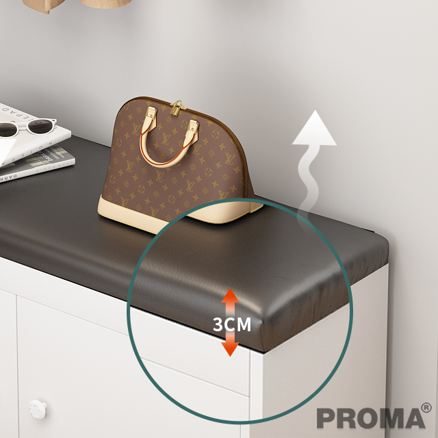 PROMA สตูลเปลี่ยนรองเท้า ตู้รองเท้าหน้าประตู มีเบาะนั่ง Shoe Changing ...