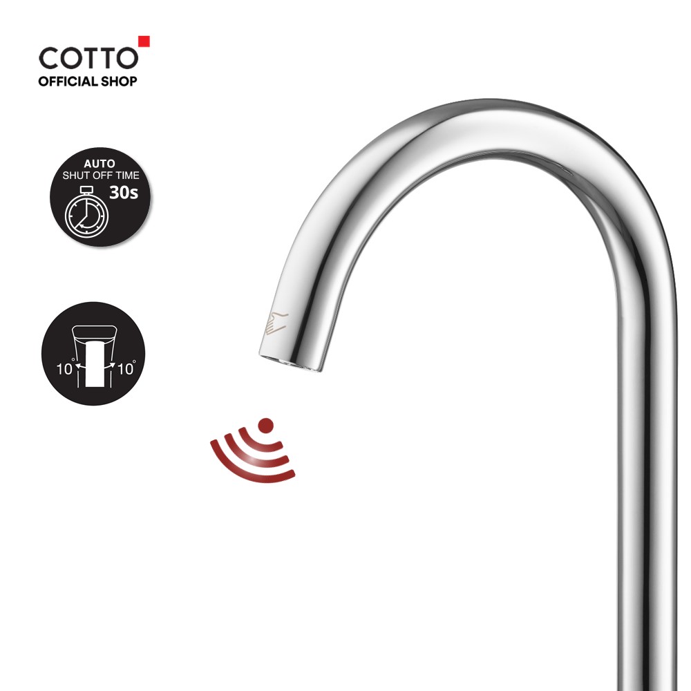 COTTO ก๊อกน้ำแบบเซ็นเซอร์ รุ่น CT4919DC 24.40cm L x 26.30cm - บริษัท ...