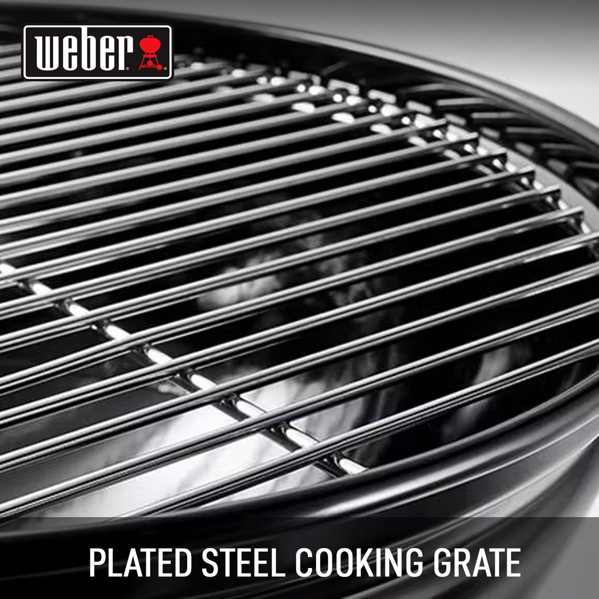 WEBER เตาถ่านบาร์บีคิว Smokey Joe Premium with Thermometer 37ซม. สีดำ