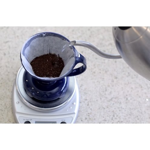 Coffee Dripper: GROSCHE Seattle Pour Over Coffee Maker - Grey