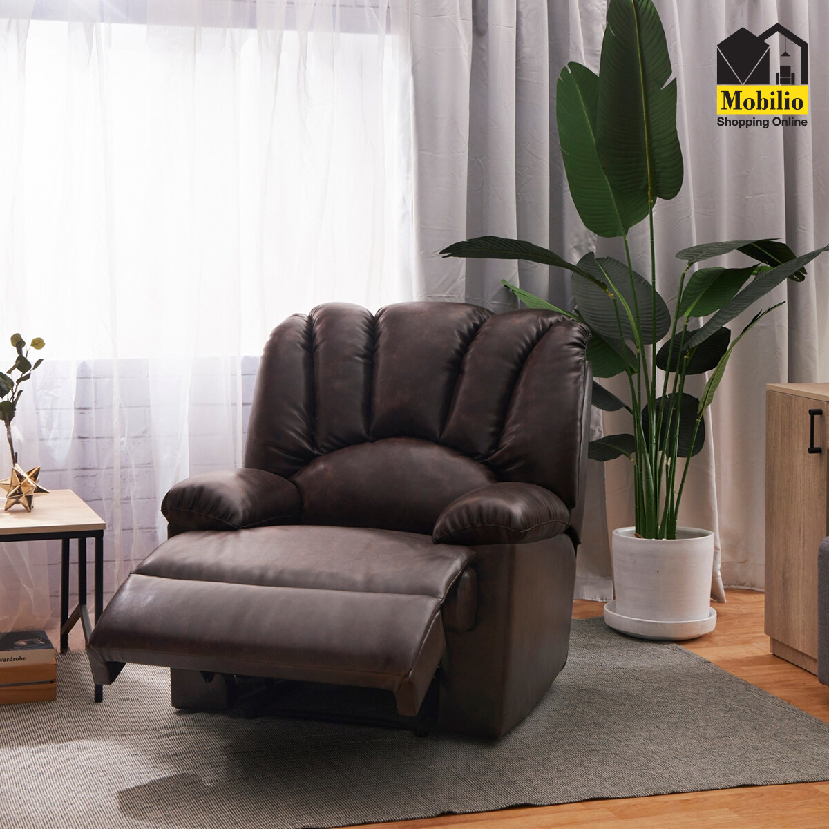 Mobilio Furniture Outlet เก้าอี้รีไคลเนอร์ 1 ที่นั่ง รุ่น " LORD ลอร์ด ...