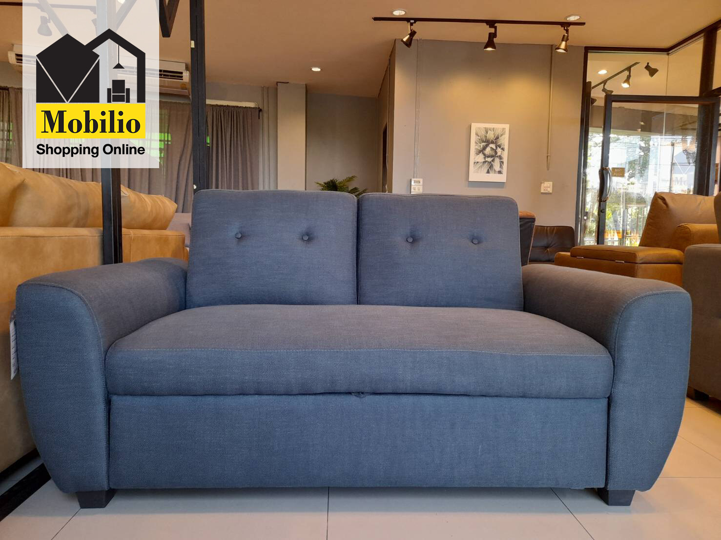 Mobilio Furniture โซฟาปรับนอน รุ่น ANKLE 90 cm fabric K161-5,2ที่นั่ง ...