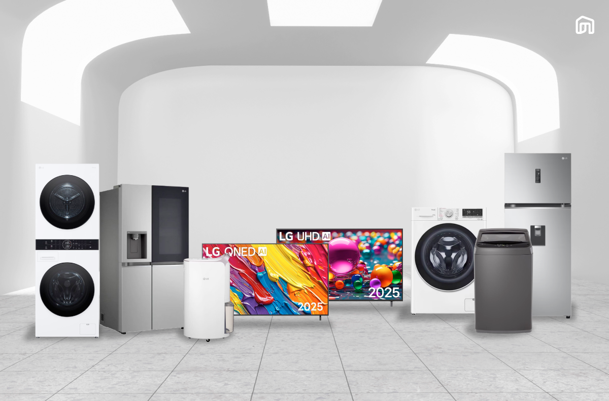 เปิดลิสต์เครื่องใช้ไฟฟ้า LG Must-Have ใช้งานทน ดีไซน์สวย ราคาโดนที่ NocNoc